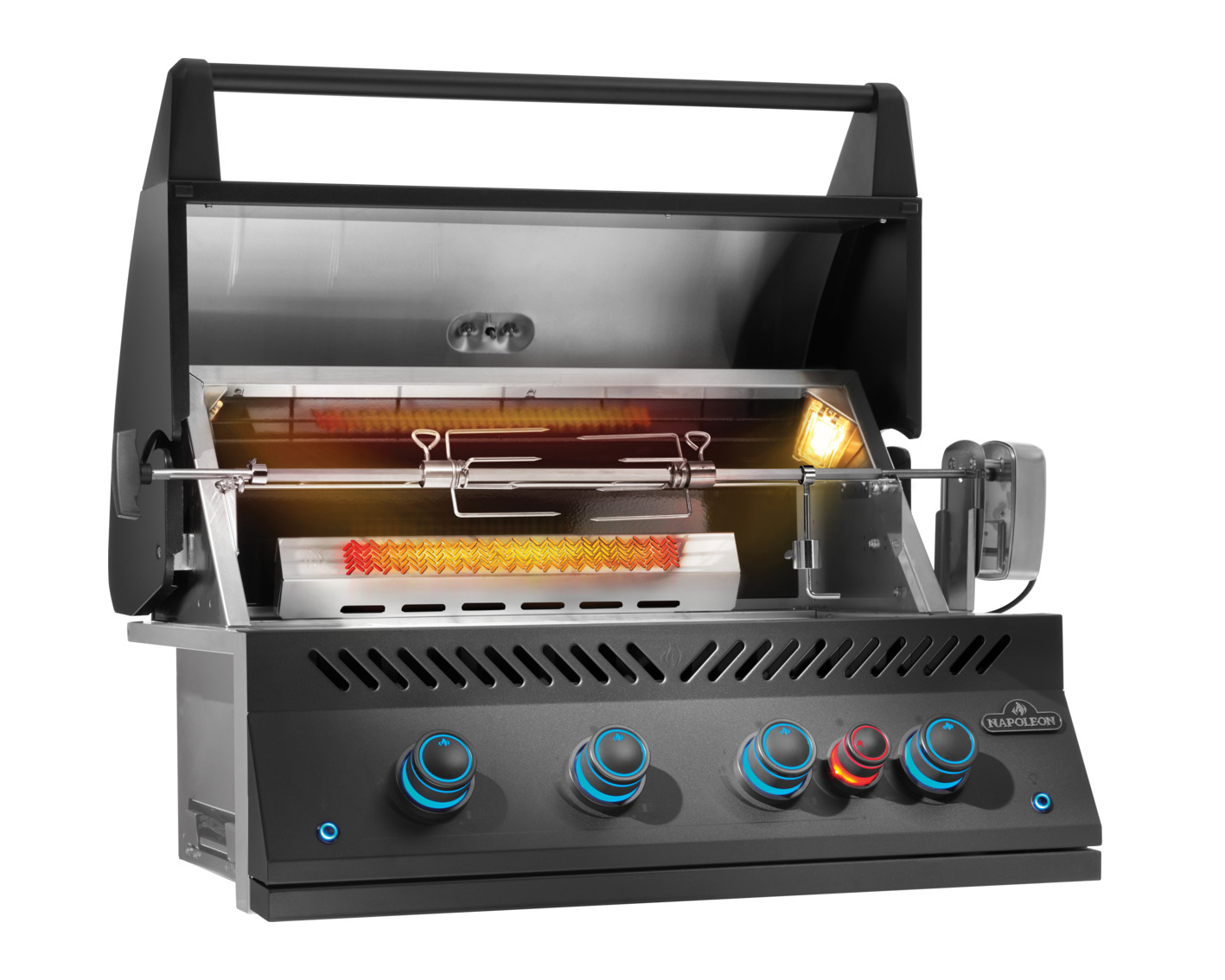 Napoleon 700-Einbaugrill Serie 32 Mattschwarz