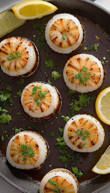 Gegrillte Jakobsmuscheln mit Zitronenbutter | Gasgrill München
