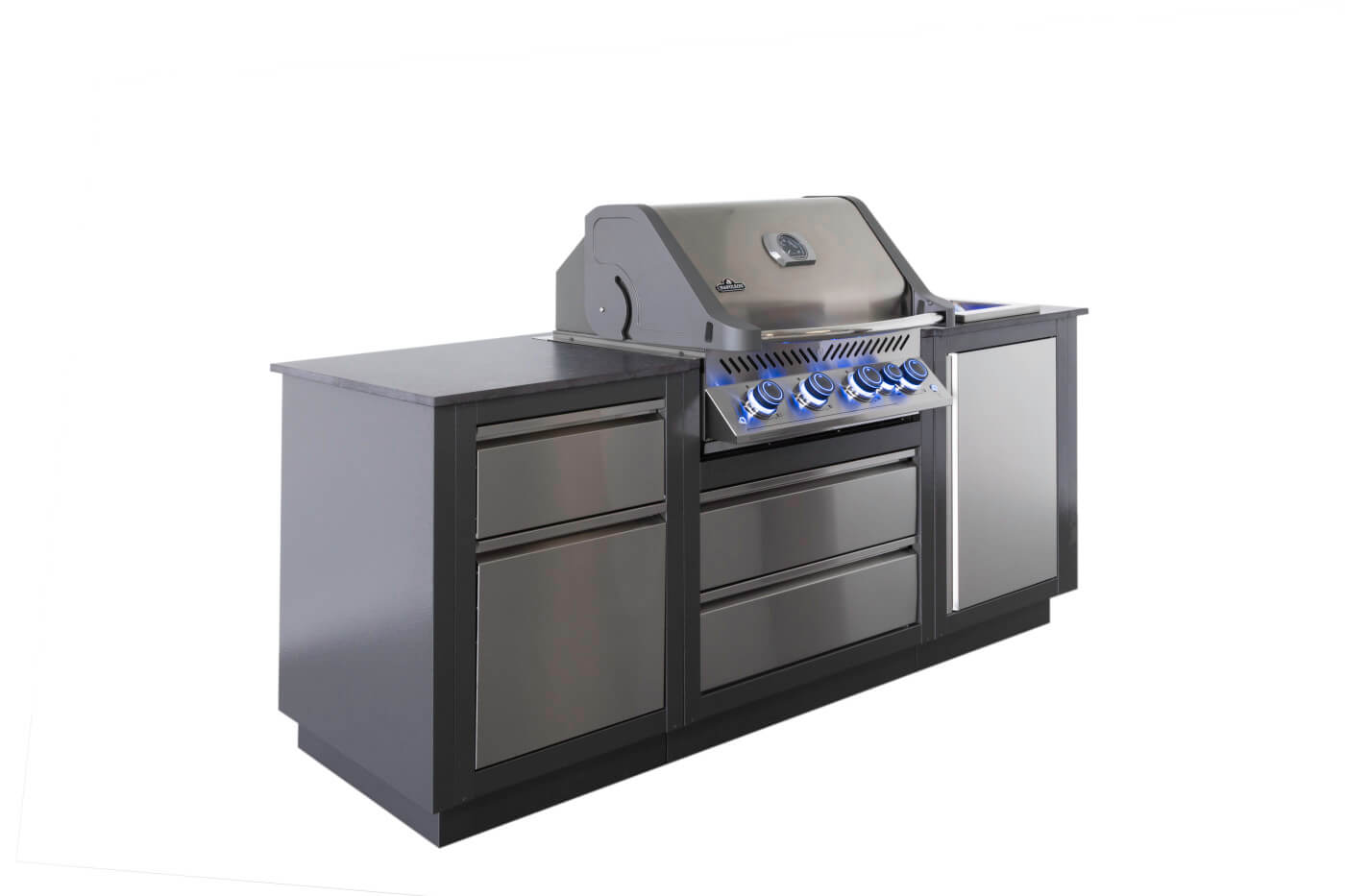 Napoleon Oasis 105 Outdoor-Küche, Einbaugrill P500