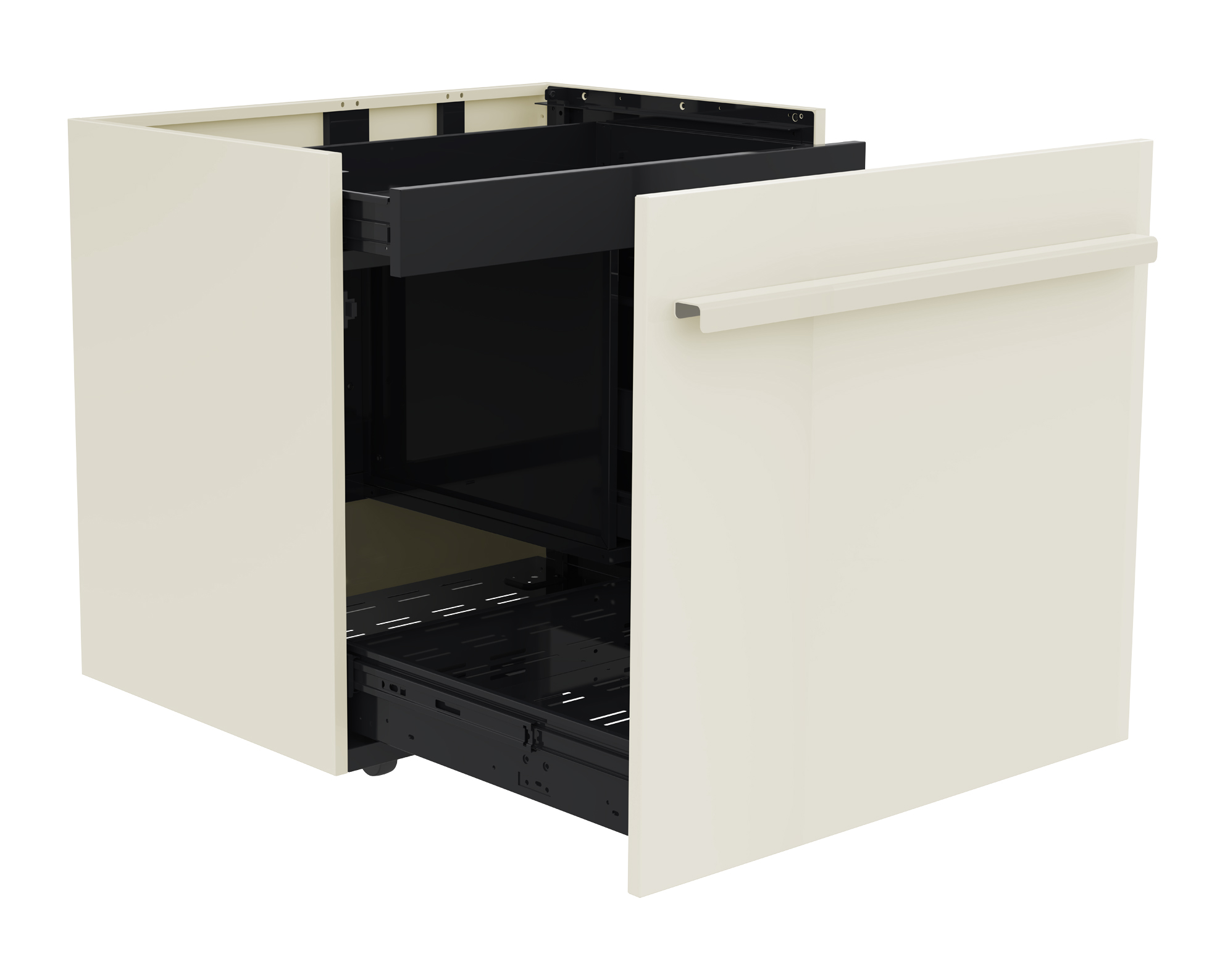 OUTDOORCHEF CUBE Schubladenmodul Edelstahl / Creme