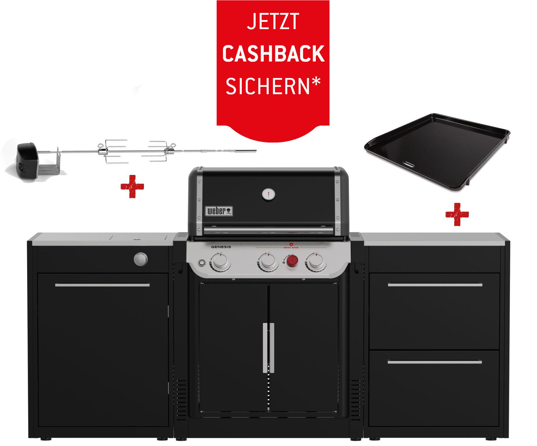 Weber BBQ Kitchen 231 inkl. Genesis E-335 - Ausstellungsstück