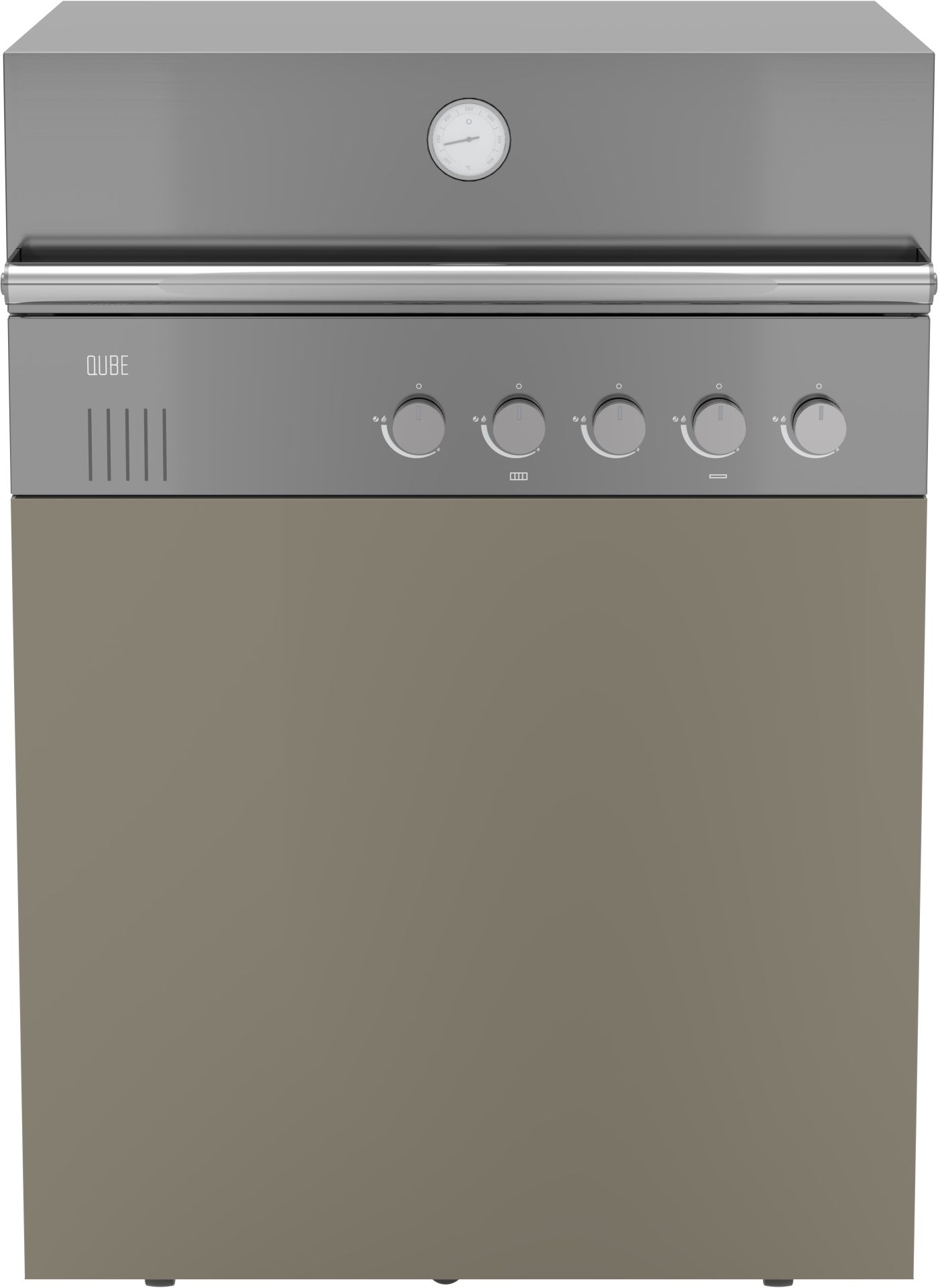 OUTDOORCHEF CUBE X-415 RB Edelstahl / Taupe Gasgrill