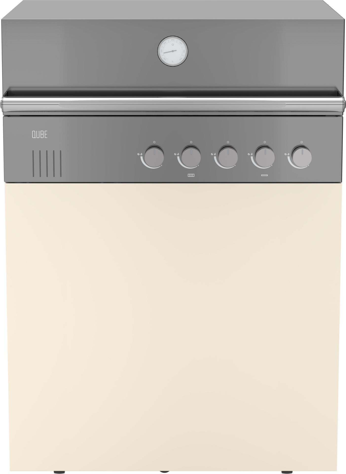 OUTDOORCHEF CUBE X-415 RB Edelstahl / Creme Gasgrill