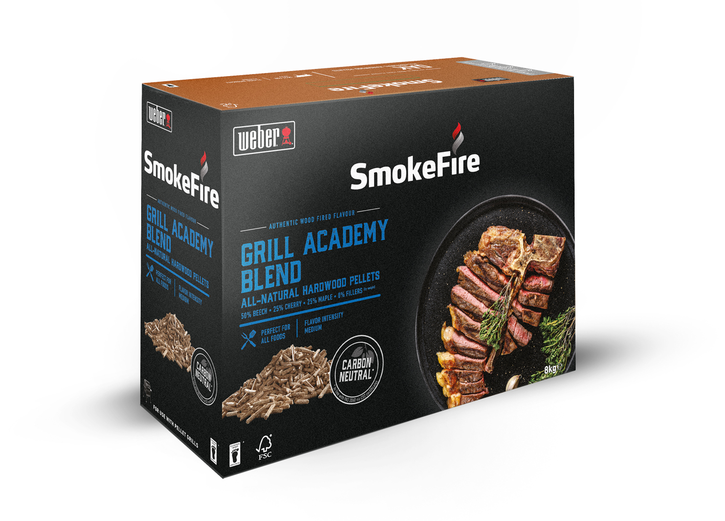 Weber SmokeFire Grill Academy Blend 8 kg Holzpellets