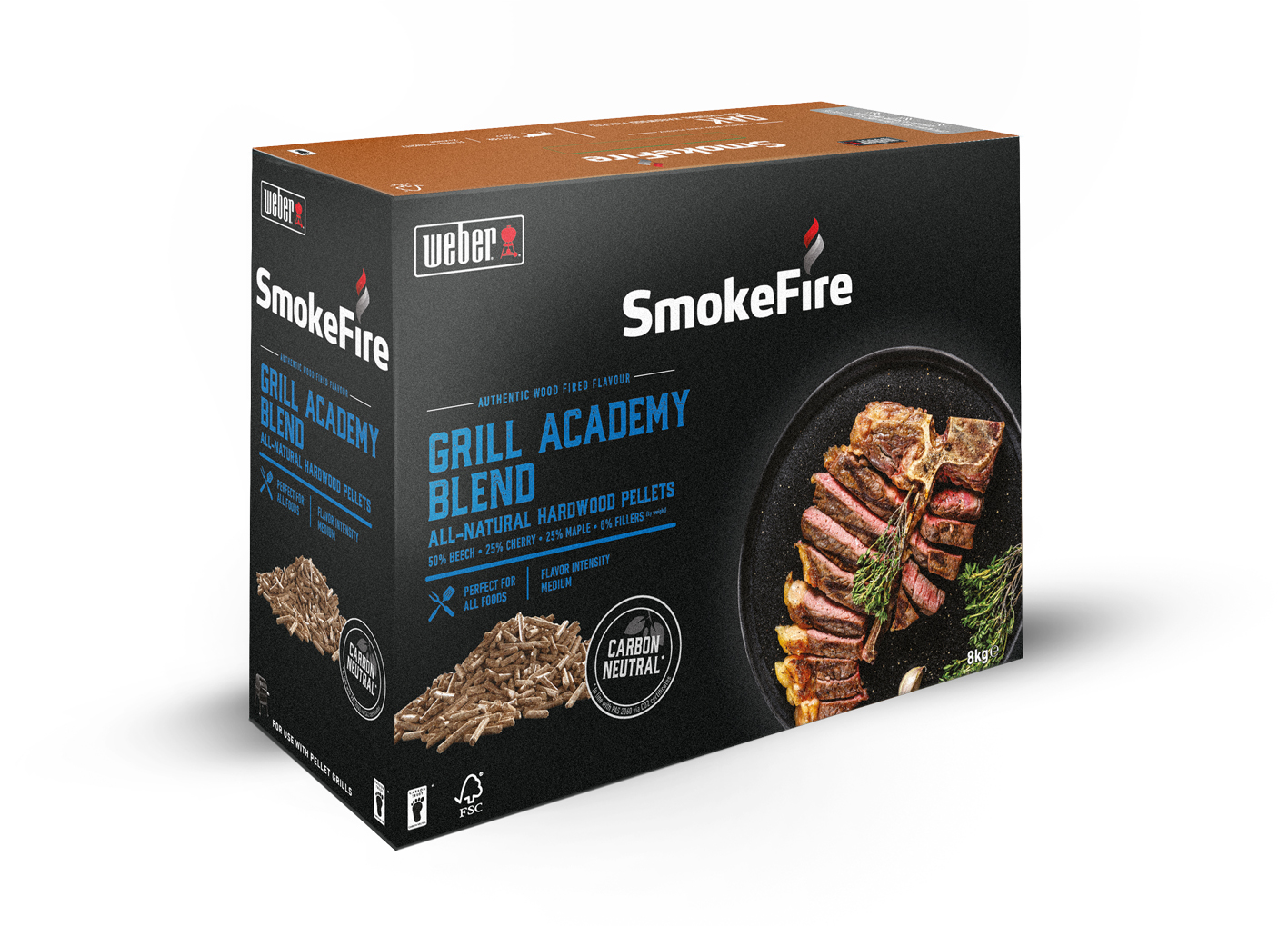 Weber SmokeFire Grill Academy Blend 8 kg Holzpellets