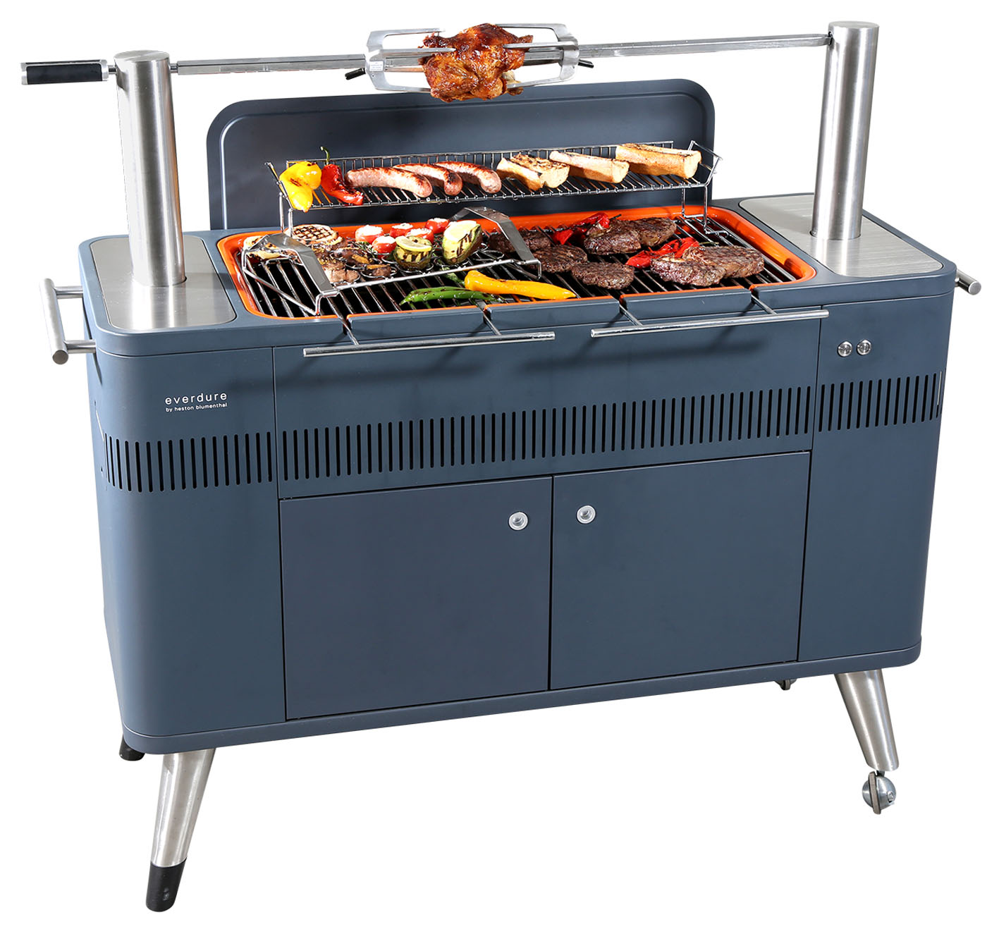 Everdure HUB Holzkohlegrill Grillbeispiel