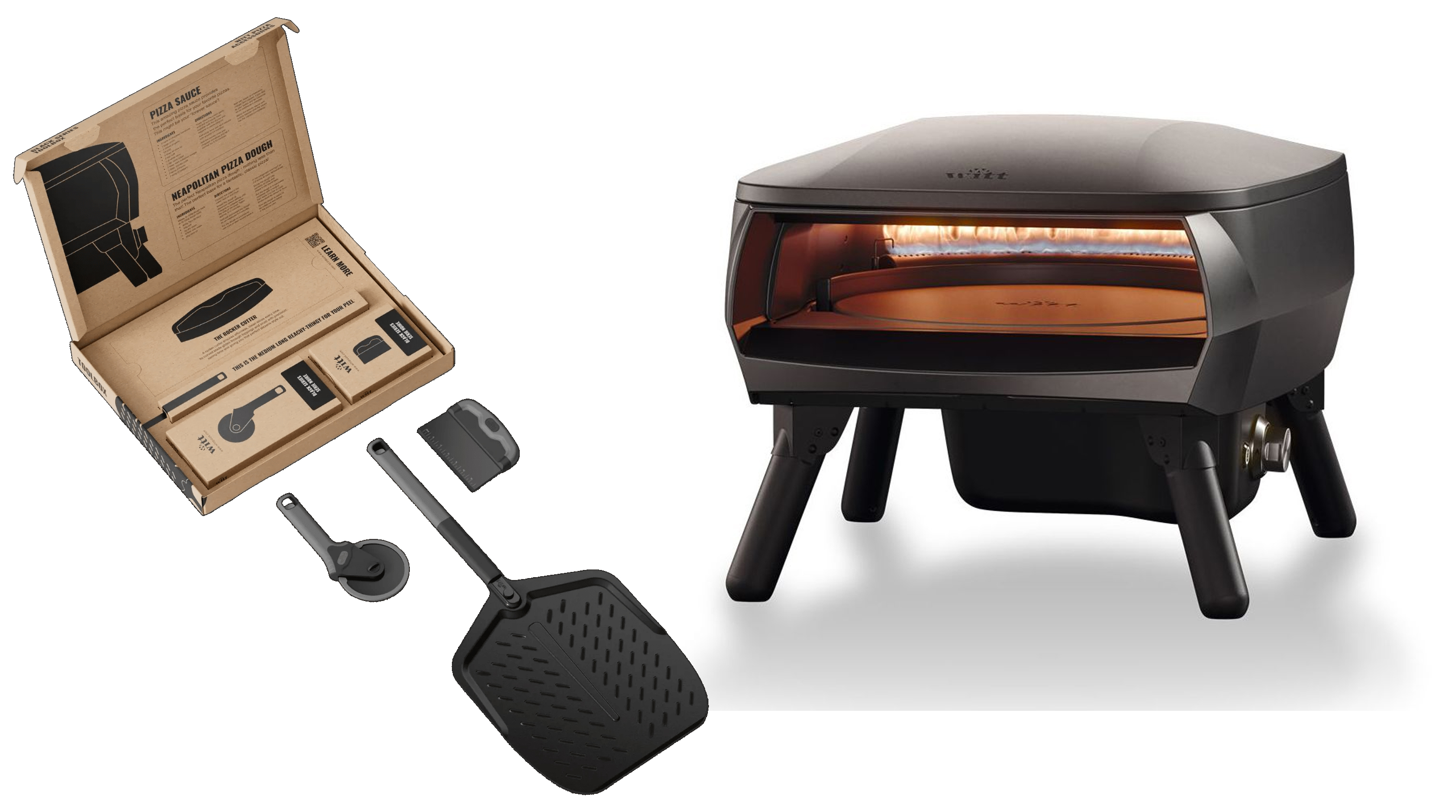 WITT Pizzaofen Piccolo Rotante Black Bundle