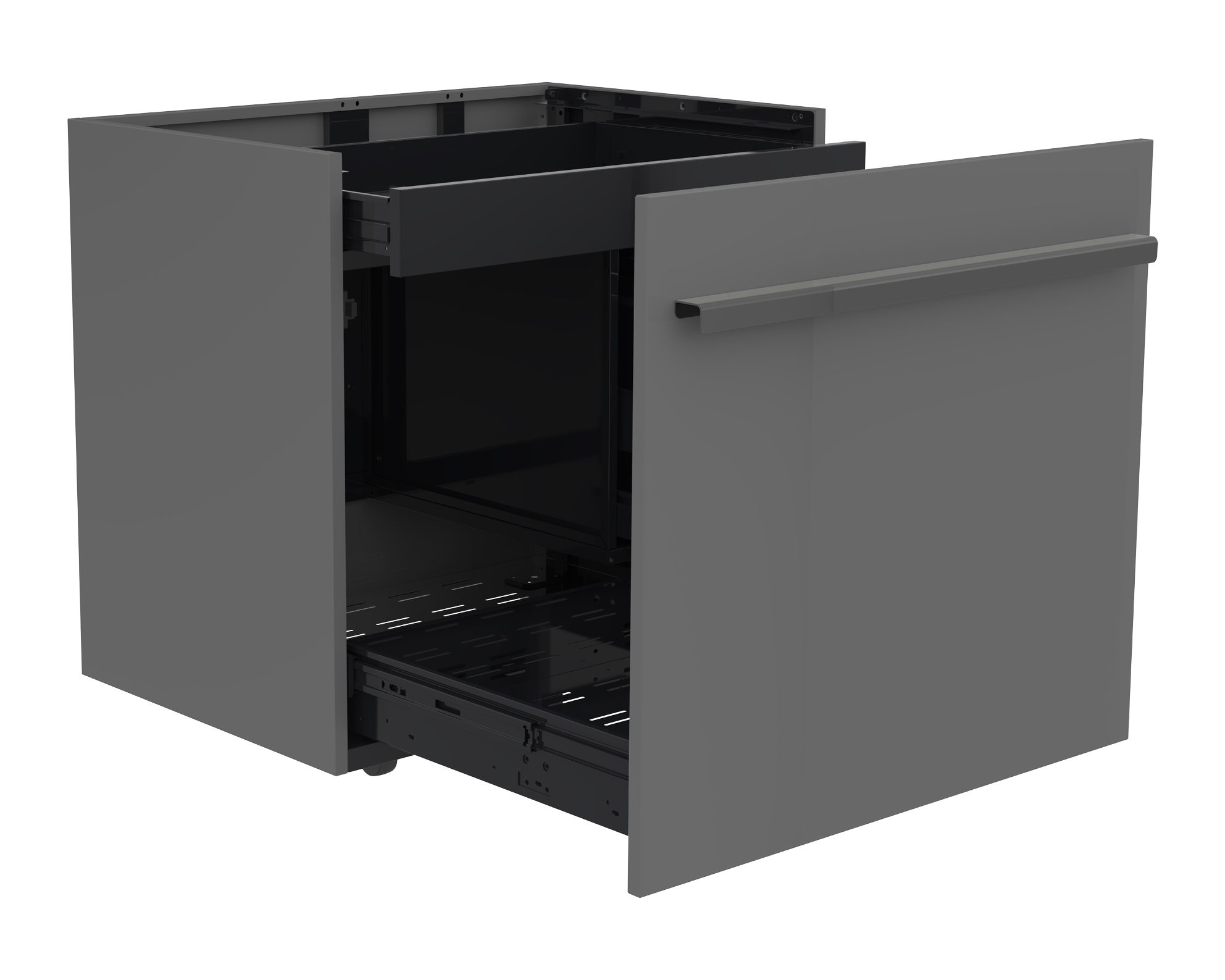 OUTDOORCHEF CUBE Schubladenmodul Edelstahl / Darkgrey