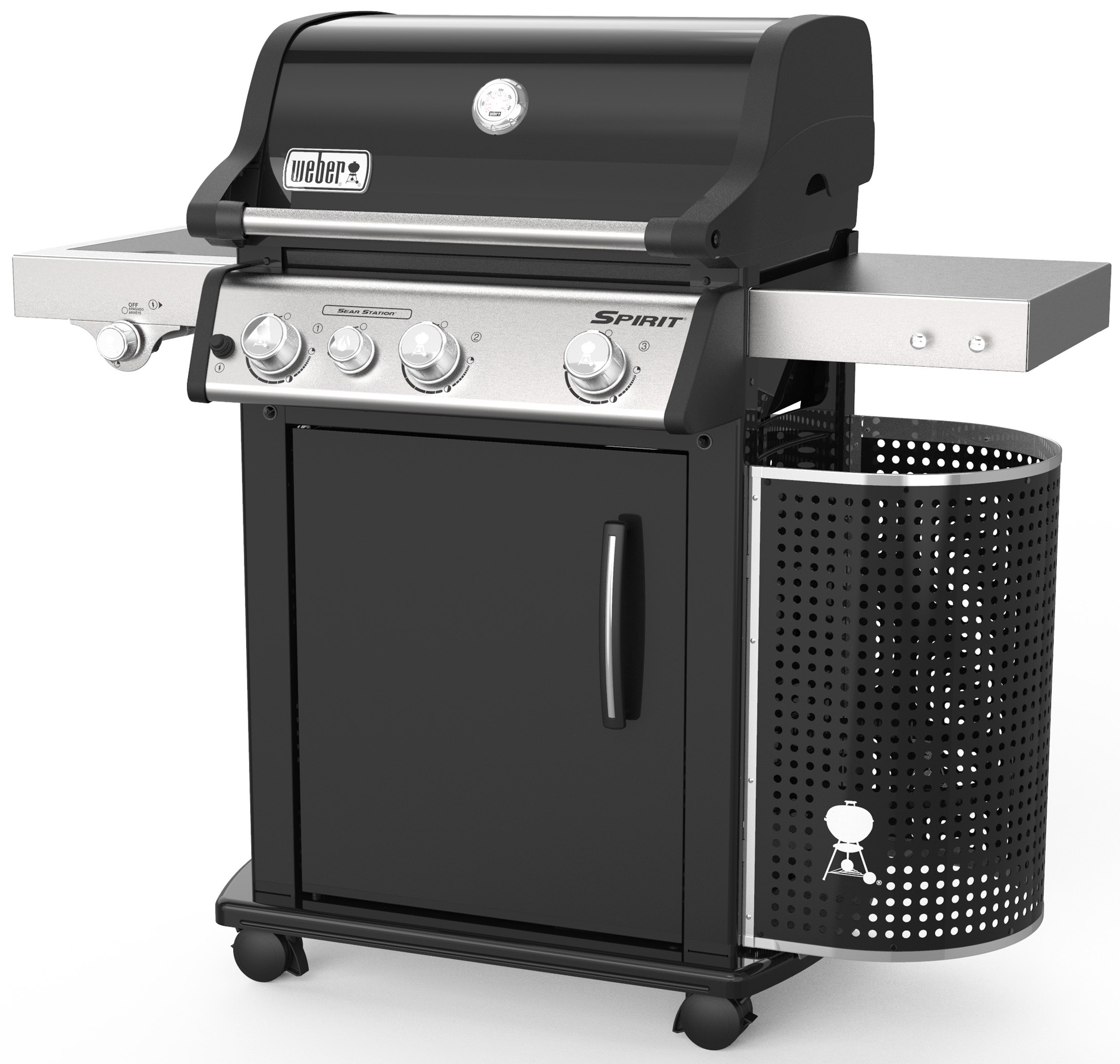 Weber Spirit EP 335 Premium GBS Black Gasgrill seitlich