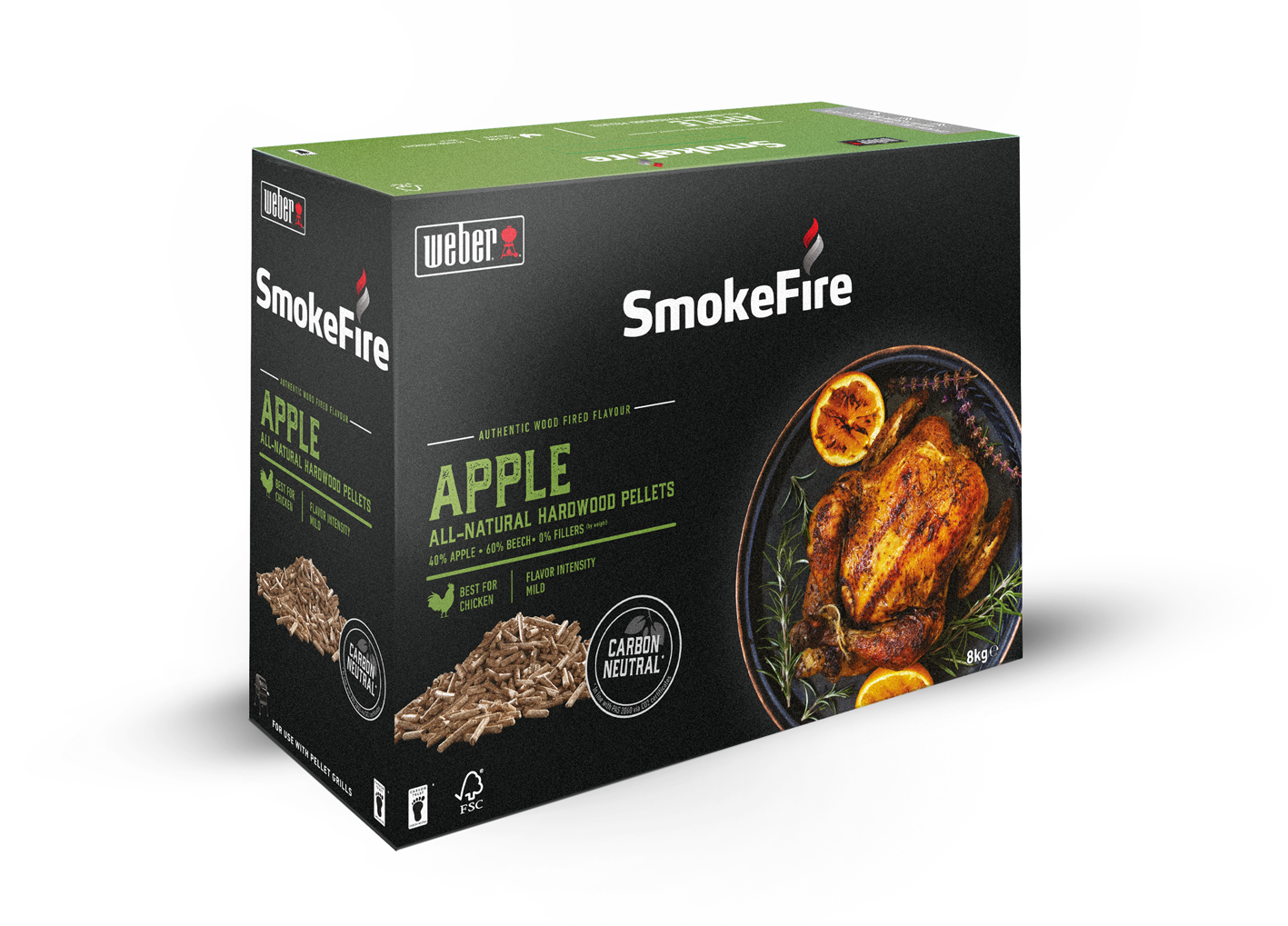 Weber SmokeFire Apfelholz 8 kg Holzpellets