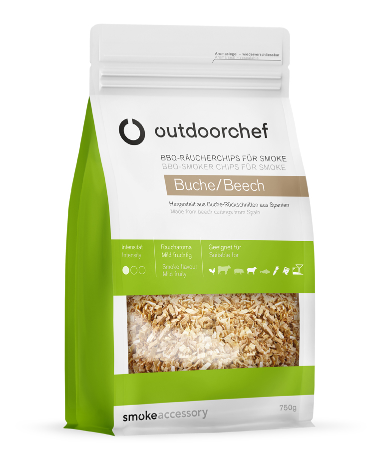 OutdoorCHEF Smoke Räucherchips Buche 750g