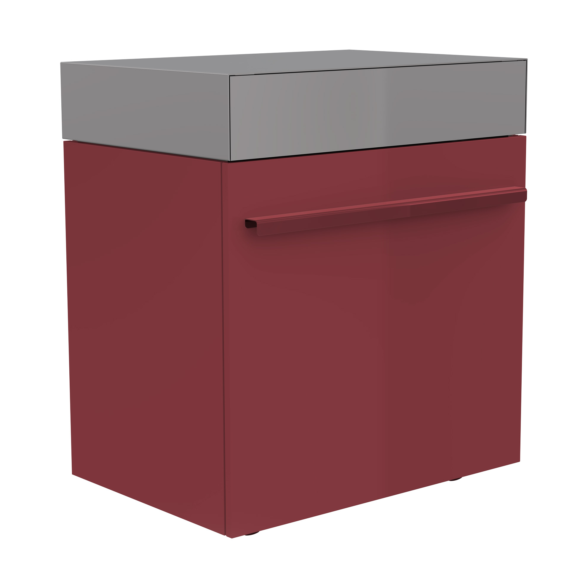 OUTDOORCHEF CUBE Schubladenmodul Edelstahl / Red