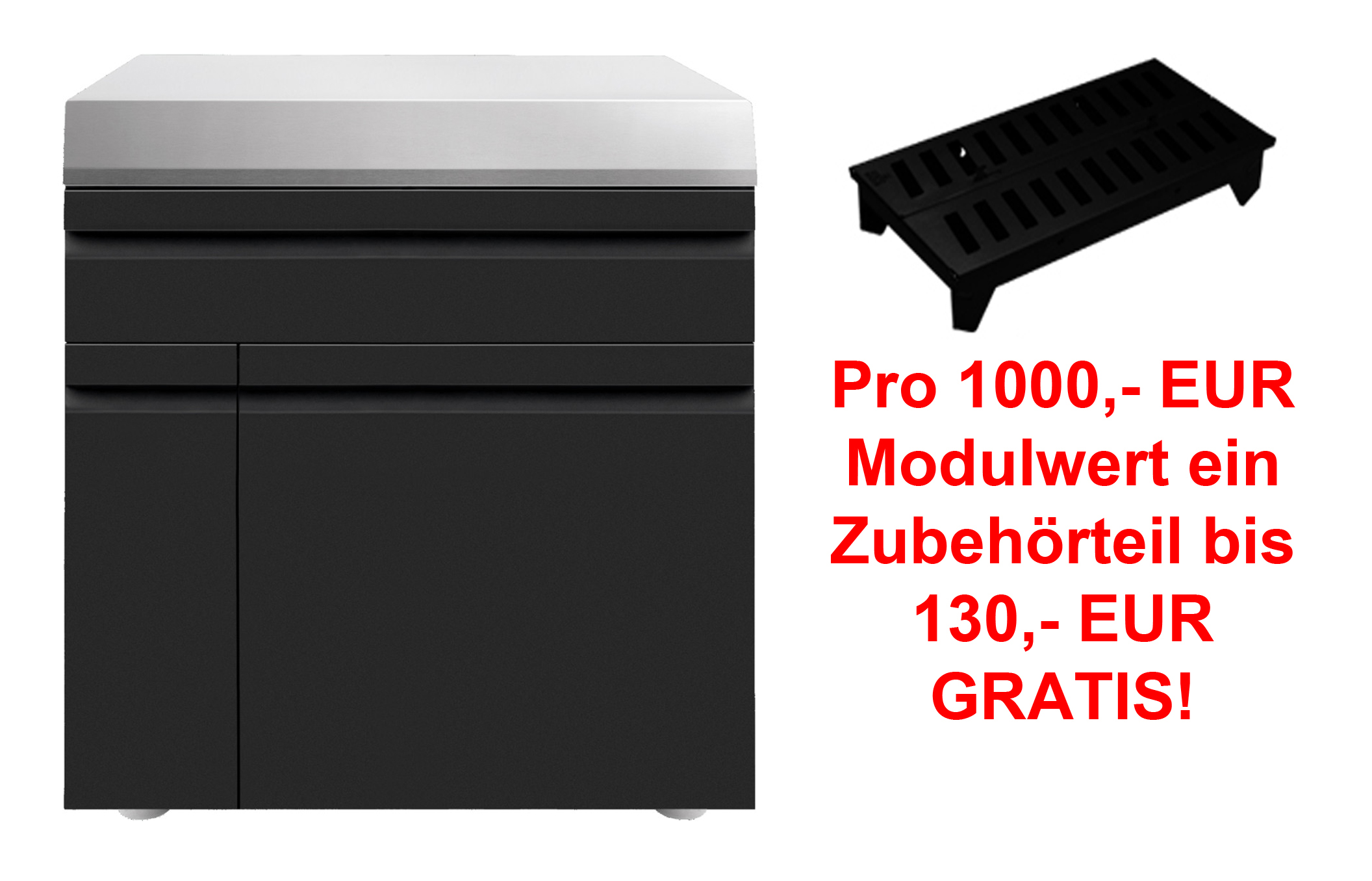 Otto Wilde S32 mit 1 große Schublade, 8" und 24" Tür