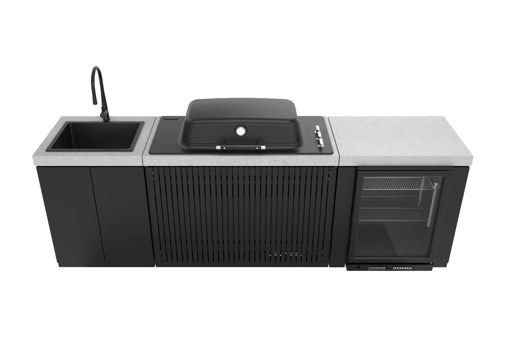 Everdure Seabreeze Built-In Furnace Outdoorküche mit Kühlschrank und Spülbecken