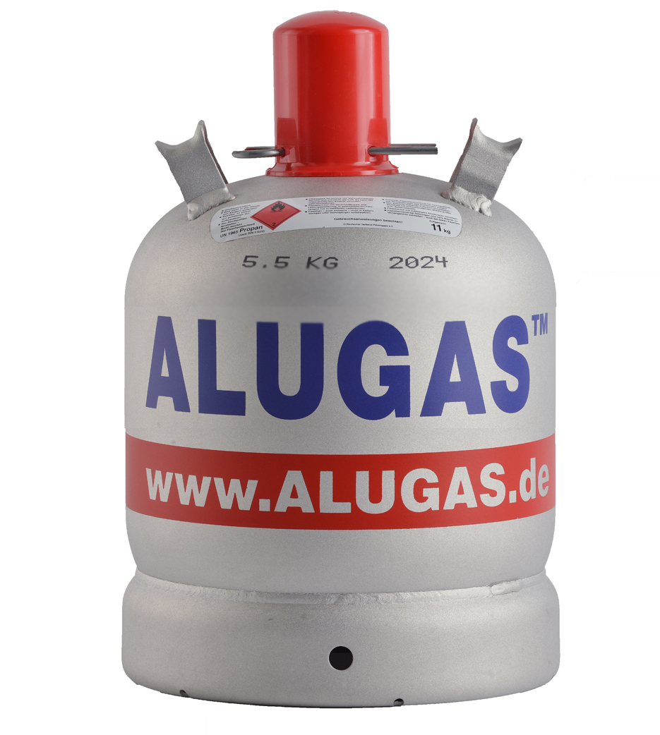 Gasflasche 6 kg Alu, Nutzungsflasche Propan