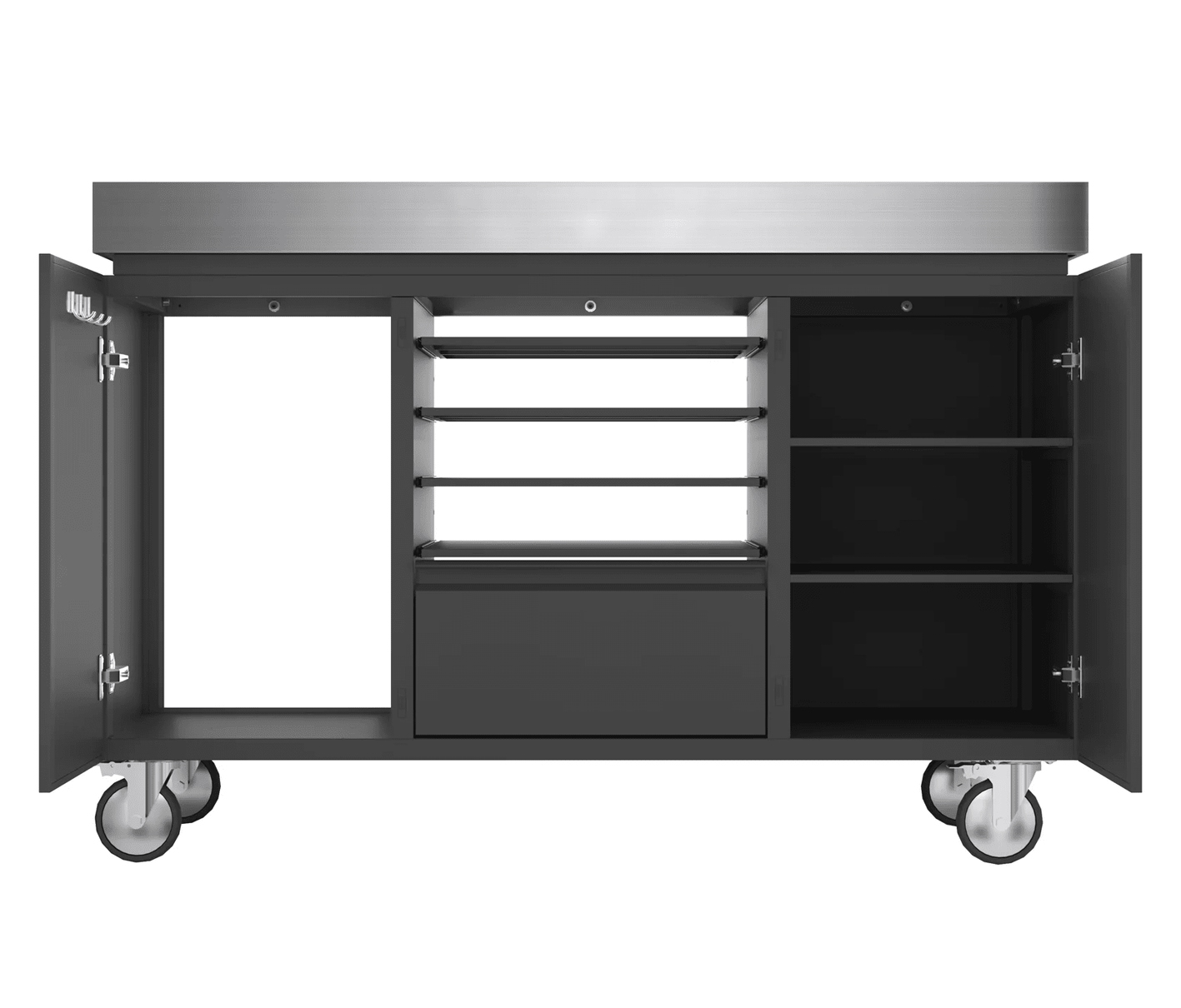 Everdure Pizza Station Black Finish 1400x640x966 mm