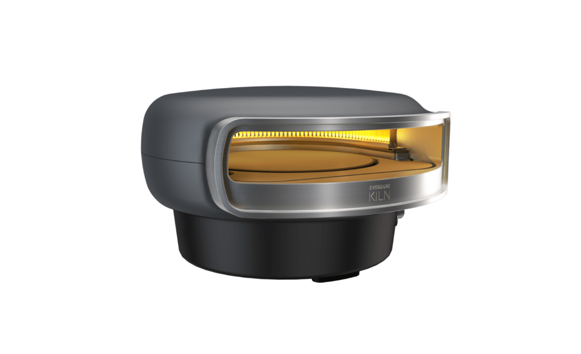 Kilt_Schwarz_3 Everdure KILN Pizzaofen 2-Brenner, Graphite