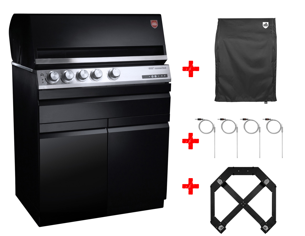 Otto Wilde G32 Connected mit 2 Türen (aktuellstes Modell) inkl. Abdeckhaube