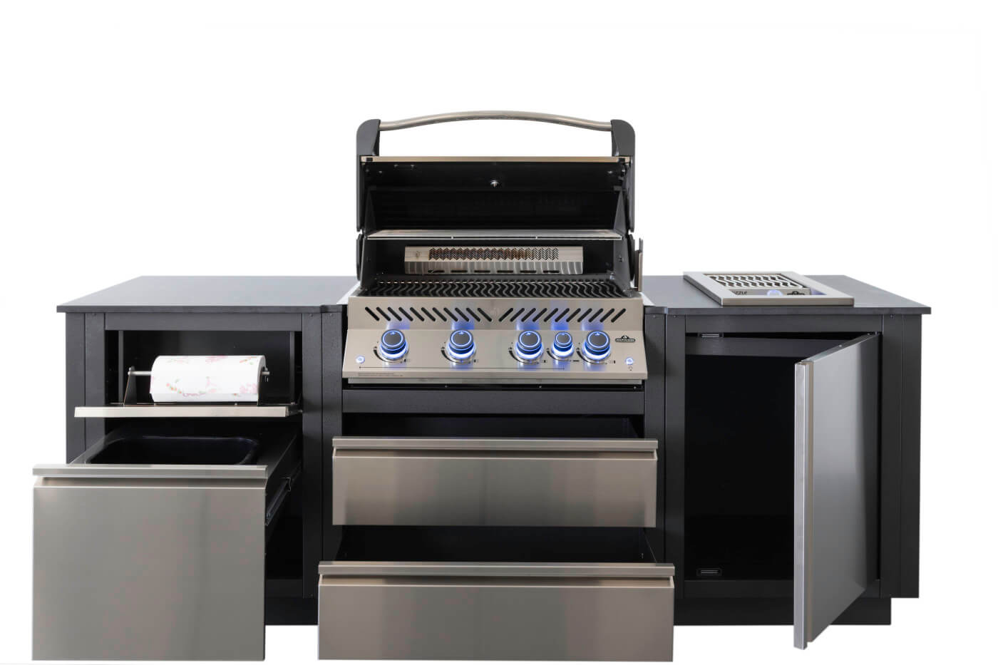 Napoleon Oasis 105 Outdoor-Küche, Einbaugrill P500