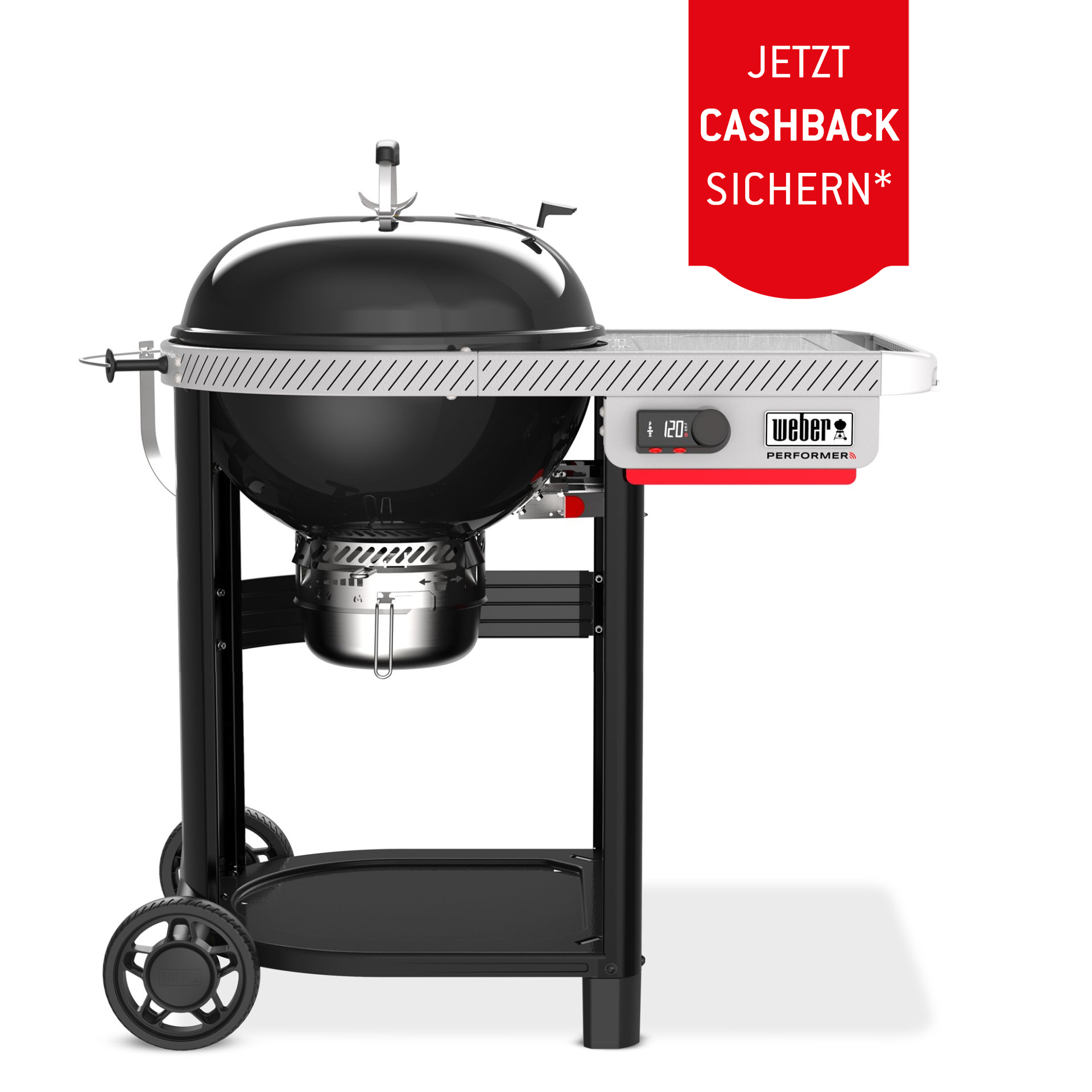 Weber Performer Smart Holzkohlegrill 57 cm Black