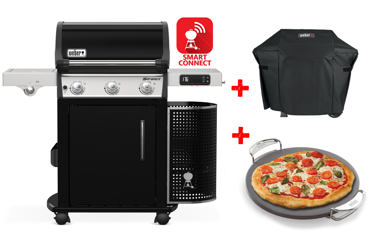 Weber Spirit EPX 325 GBS inkl. Abdeckhaube & GBS-Pizzastein