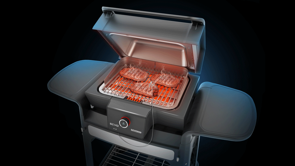 PG8107-Grill-Sensor-animation_Rendering Severin Sevo Smart Control GTS