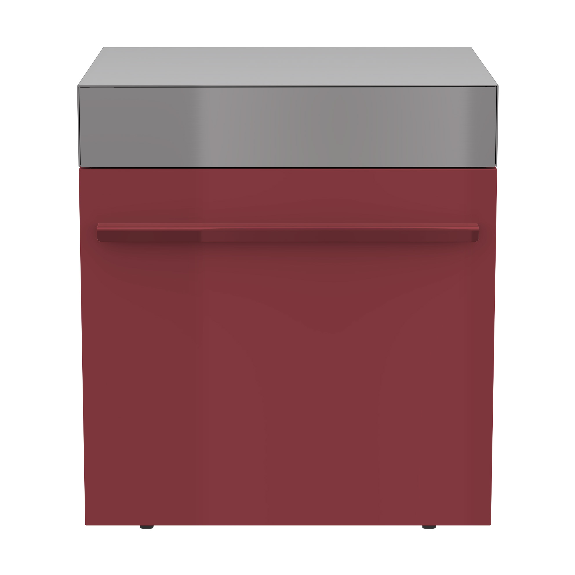 OUTDOORCHEF CUBE Schubladenmodul Edelstahl / Red