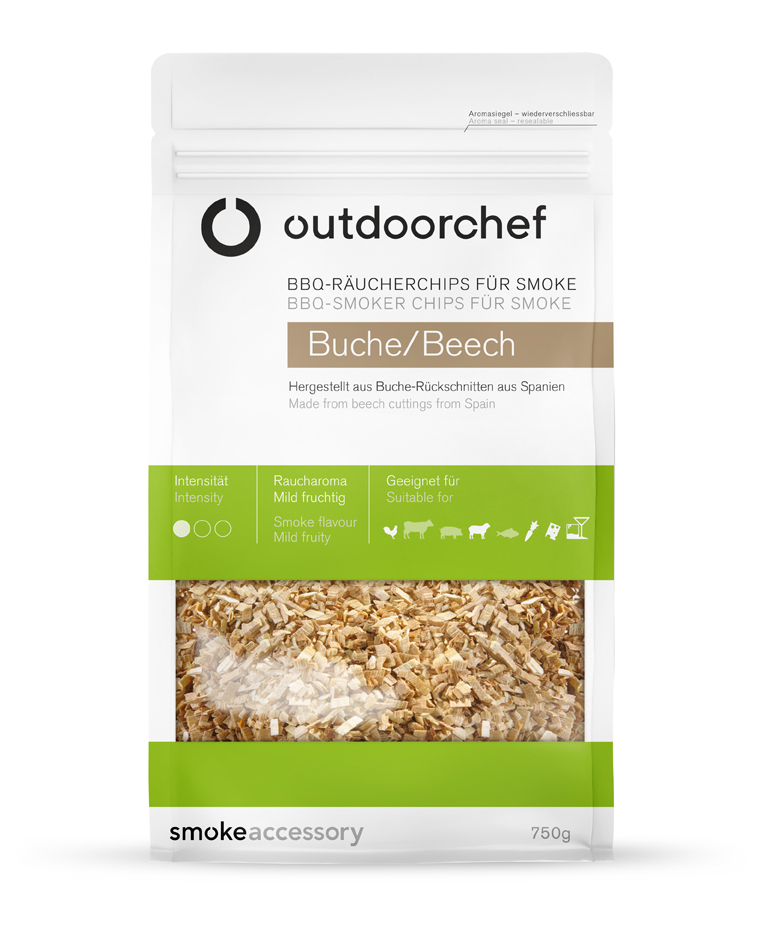 OutdoorCHEF Smoke Räucherchips Buche 750g