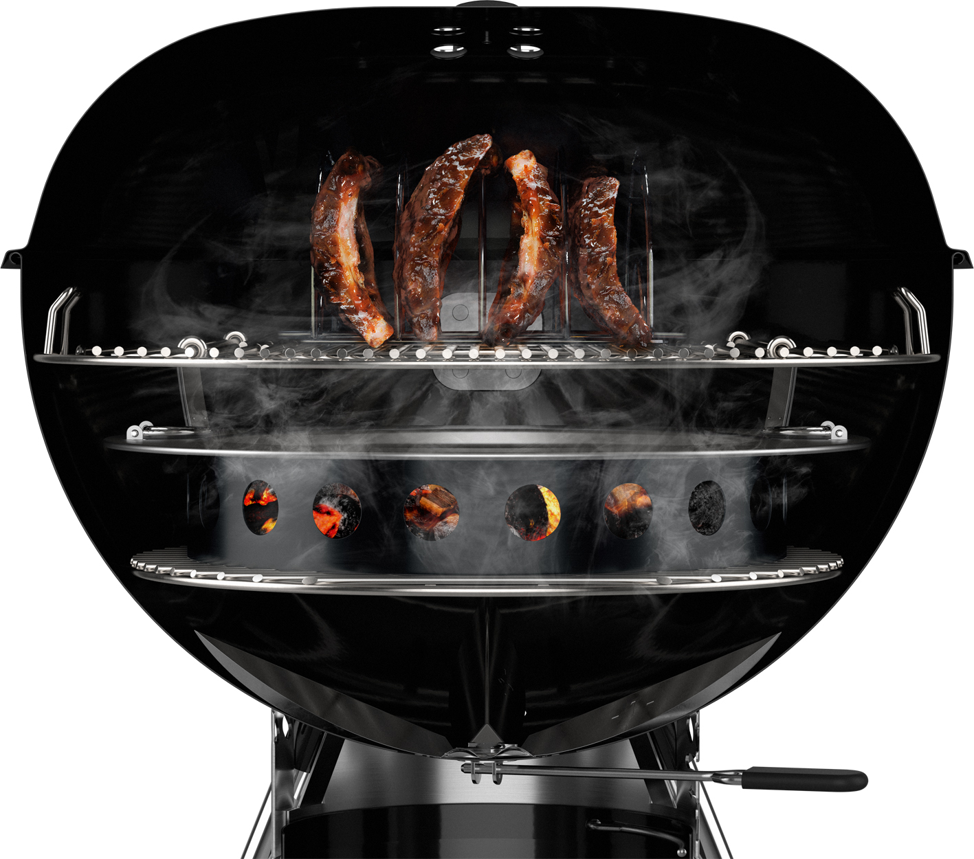 Weber Master Touch GBS Premium SE E 5775 Ø 57 cm Holzkohlegrill