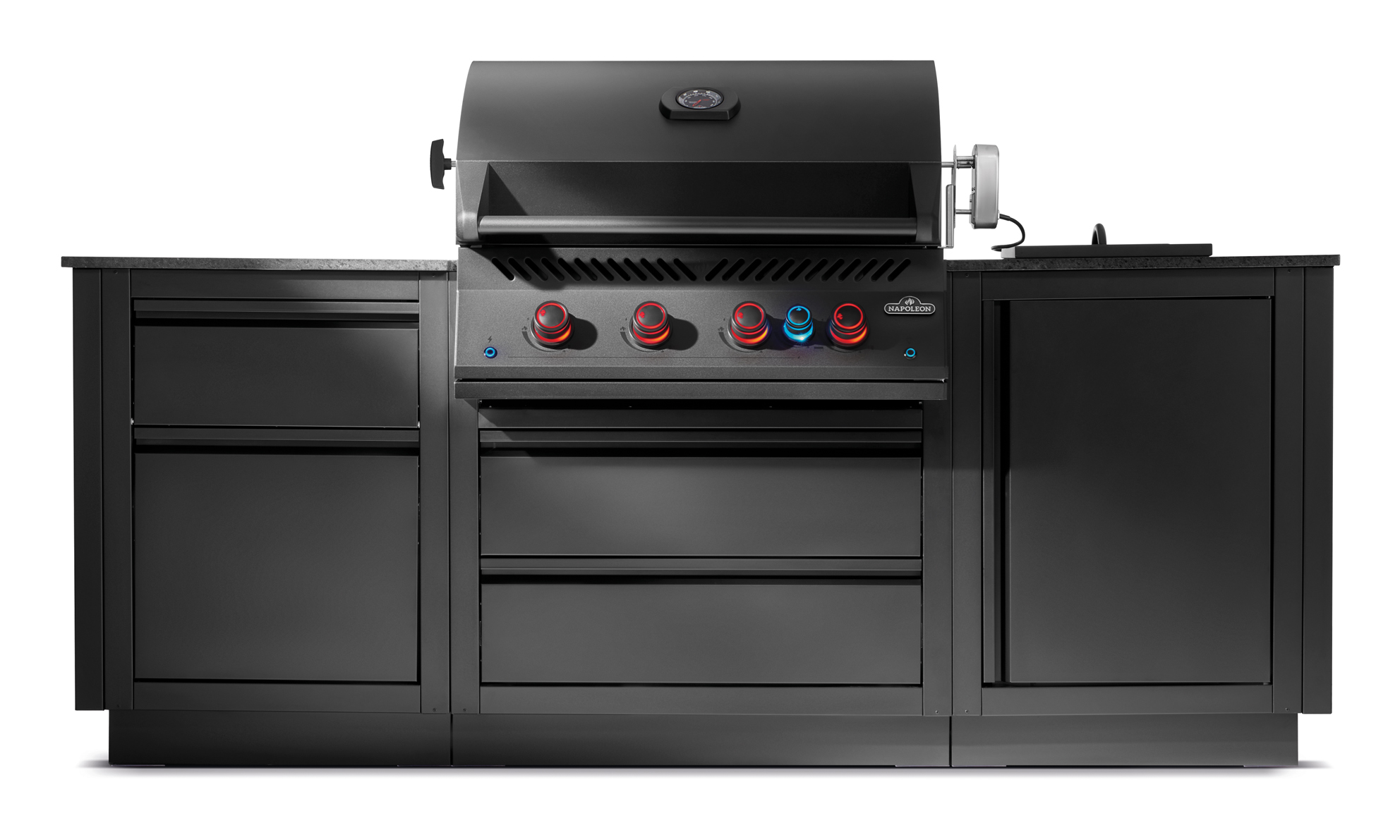 Napoleon OASIS 106 Outdoorküche, 32-Zoll-Einbaugrill der 700er-Serie