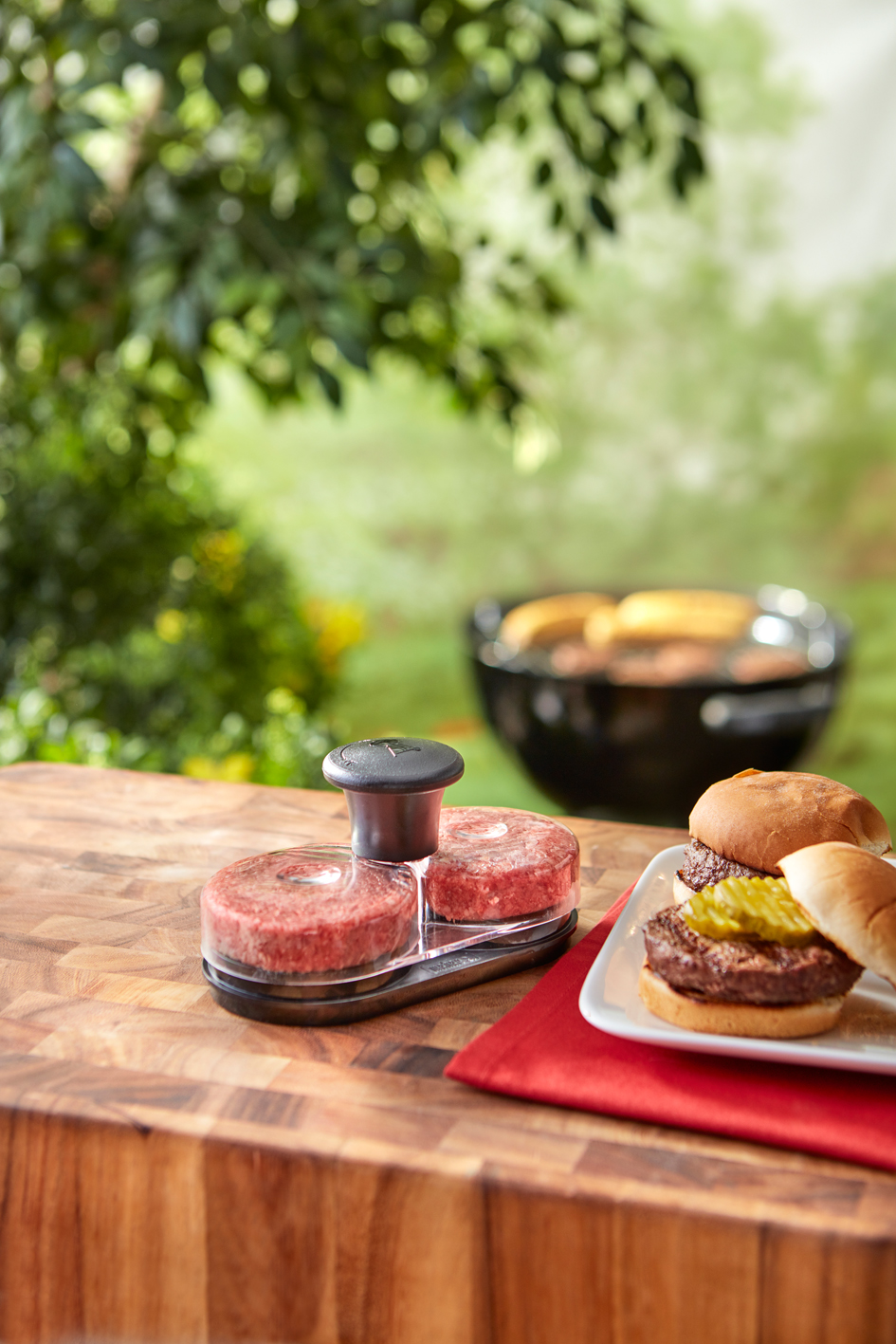 Weber Mini-Hamburgerpresse