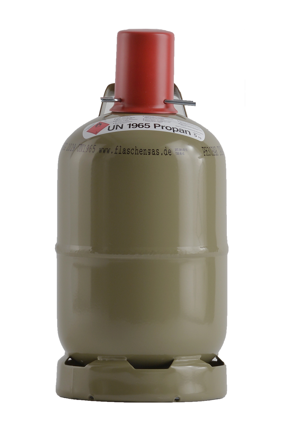 Gasflasche 3 kg Grau, Nutzungsflasche Propan