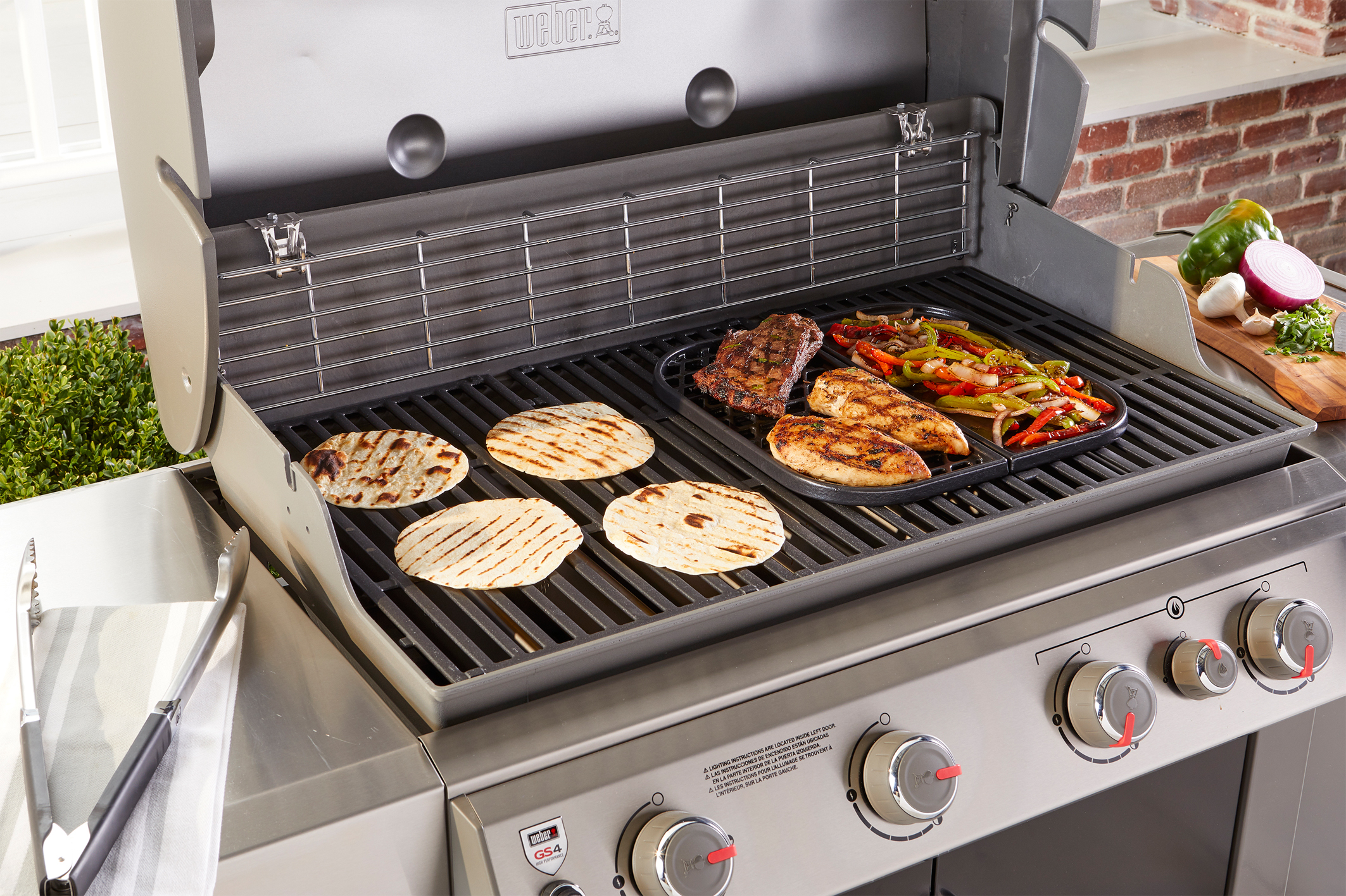 8858_2_in_1_Sear_8 Weber 2 in 1 Sear Grate & Grillplatte - GBS