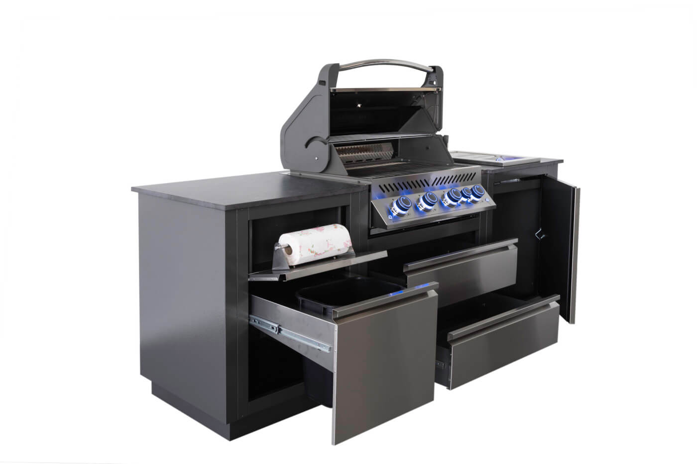 Napoleon Oasis 105 Outdoor-Küche, Einbaugrill P500