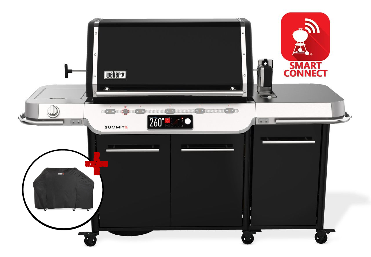 Weber Summit FS38X E Gasgrill inkl. Weber Premium Abdeckhaube