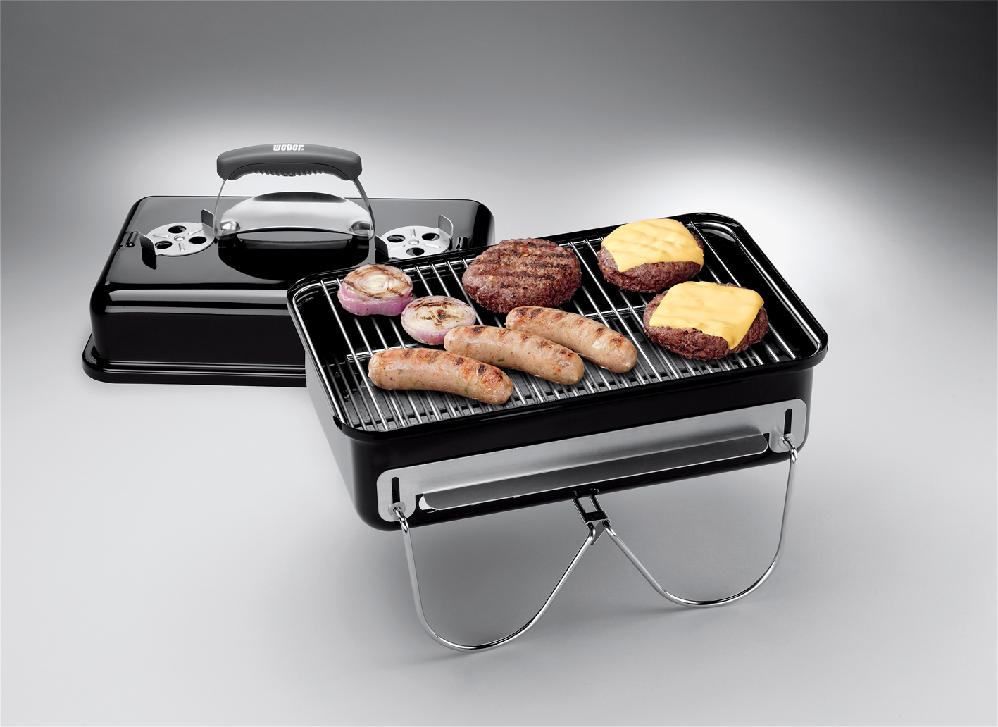 Weber Go-Anywhere Holzkohle Black