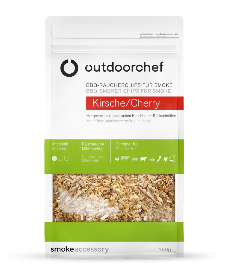 OutdoorCHEF Smoke Räucherchips Kirsche 750g