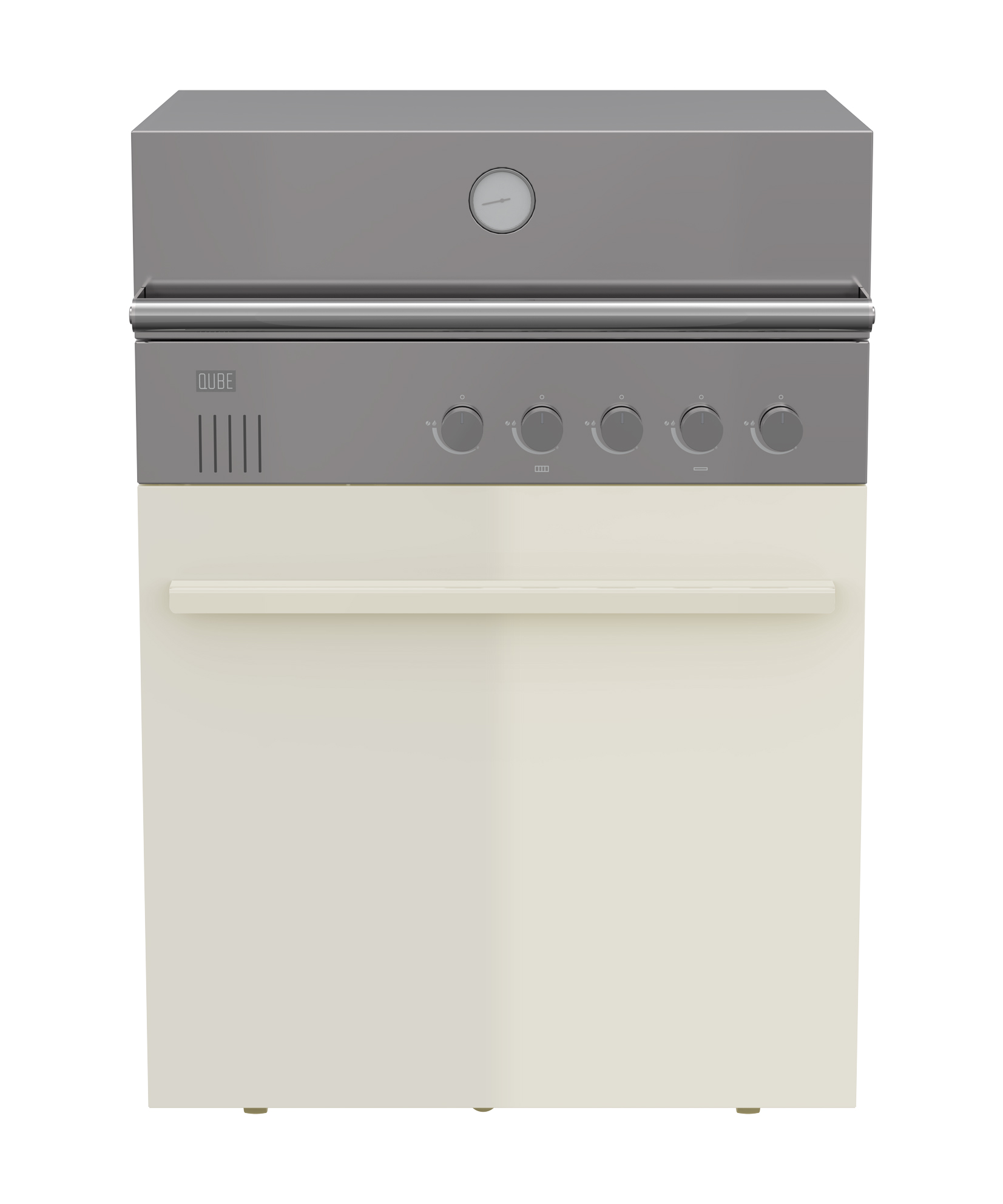OUTDOORCHEF CUBE X-415 RB Edelstahl / Creme Gasgrill