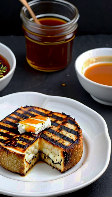 Gegrillter Ziegenkäse mit Honig und Rosmarin | Gasgrill München