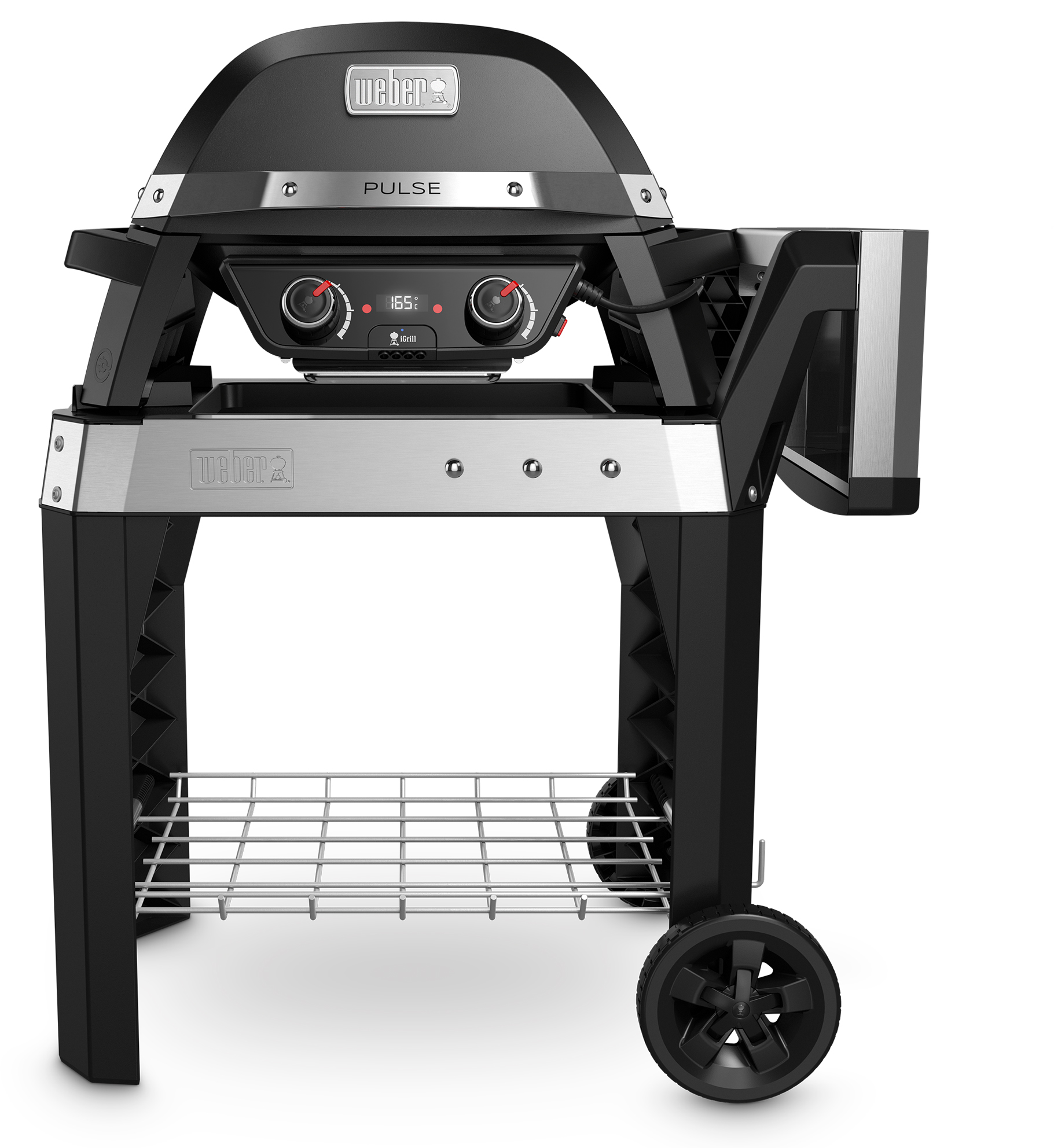 Weber Elektrogrill Pulse 2000 mit Rollwagen