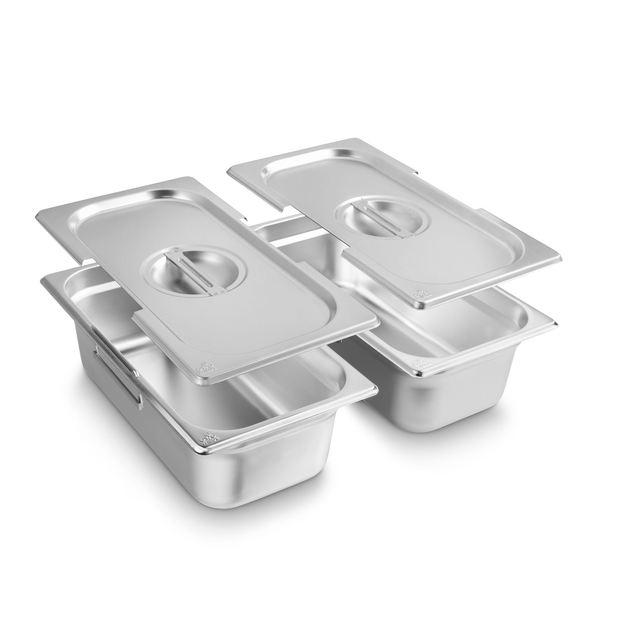 Otto Wilde 1/3 Behälter-Set mit Deckel - tief